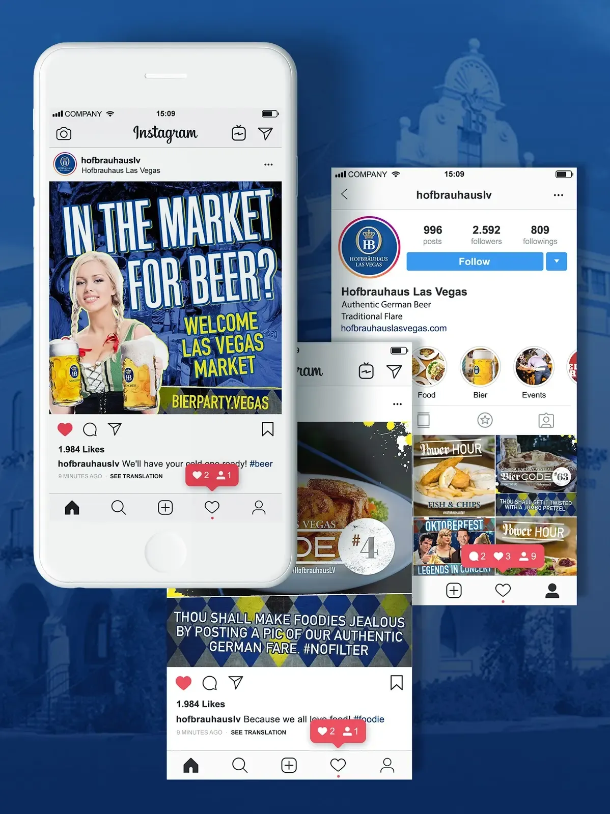 Hofbräuhaus Las Vegas — Promotions & Social