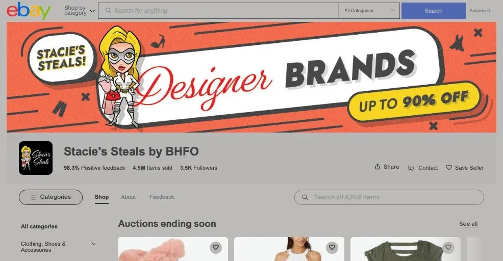 Stacie's Steals — eBay Storefront